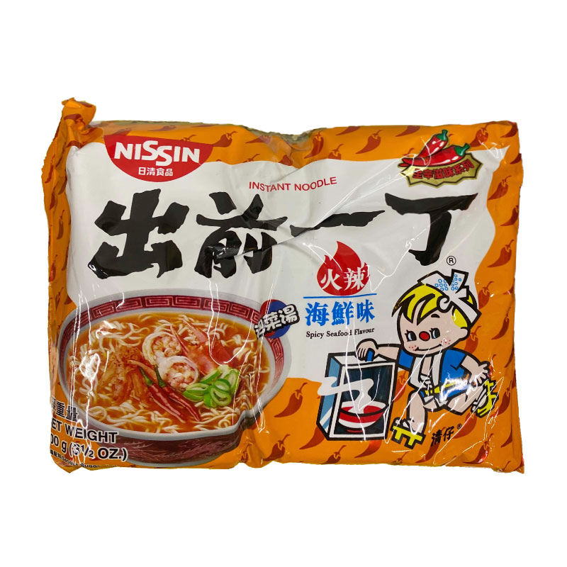 出前一丁火辣海鲜味5连包