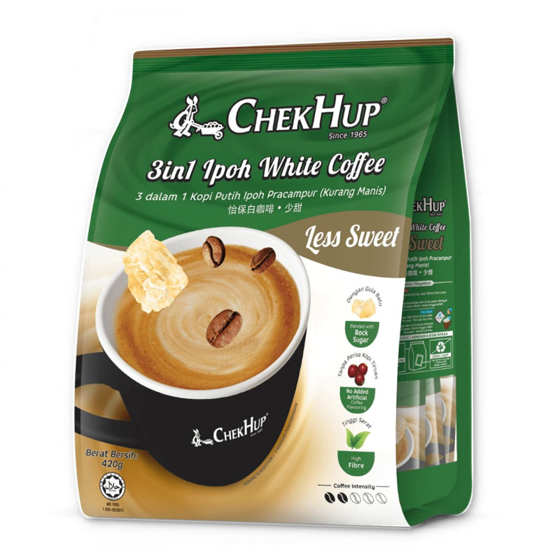 CHEKHUP泽合怡保 3合1白咖啡包装420g