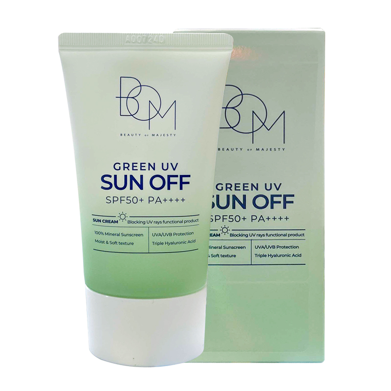 BOM 绿色UV防晒霜SPF50+PA++++50ml