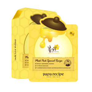 韩国papa recipe 春雨 蜂蜜补水面膜 10片