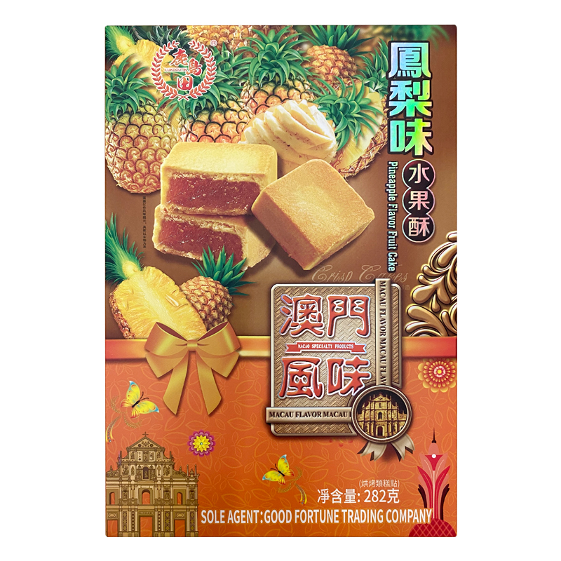 鹿岛田 水果酥（凤梨味）282g