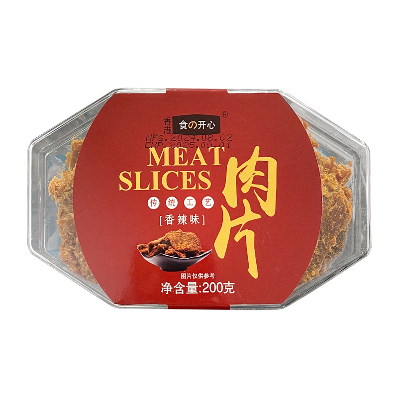 食的开心 香辣味肉片200g
