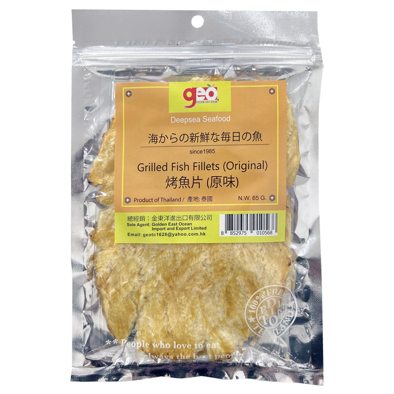 GEO 烤鱼片（原味）65g