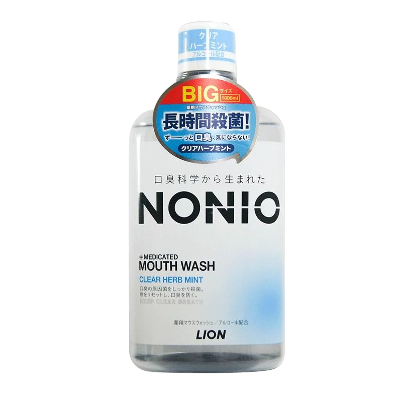 狮王 光亮洁净无口气漱口水（天然薄荷味）1000ml