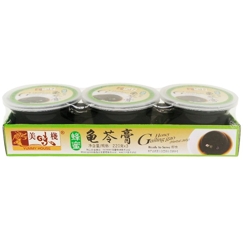 美味栈 蜂蜜龟苓膏即食220g*3