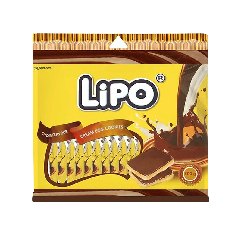 Lipo 面包干巧克力味 包装300g