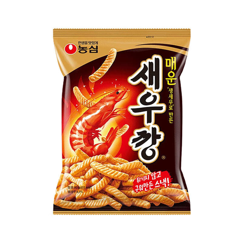 农心 虾条（辣味）90克