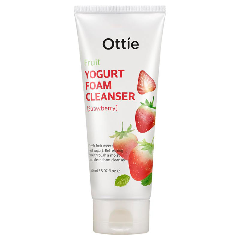Ottie傲蝶 水果酸奶泡沫洗面奶 草莓150ml