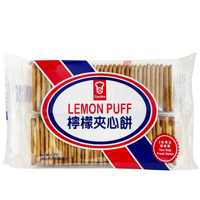 嘉顿 柠檬夹心饼 350g