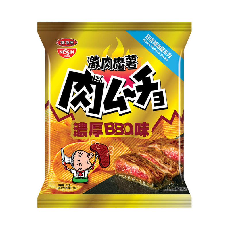 日清食品 激辣魔薯浓厚BBQ味薯片 55g