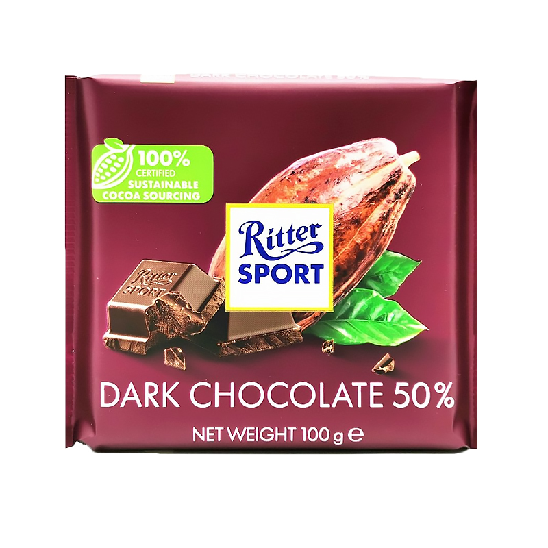 Ritter 可可50%巧克力  100g