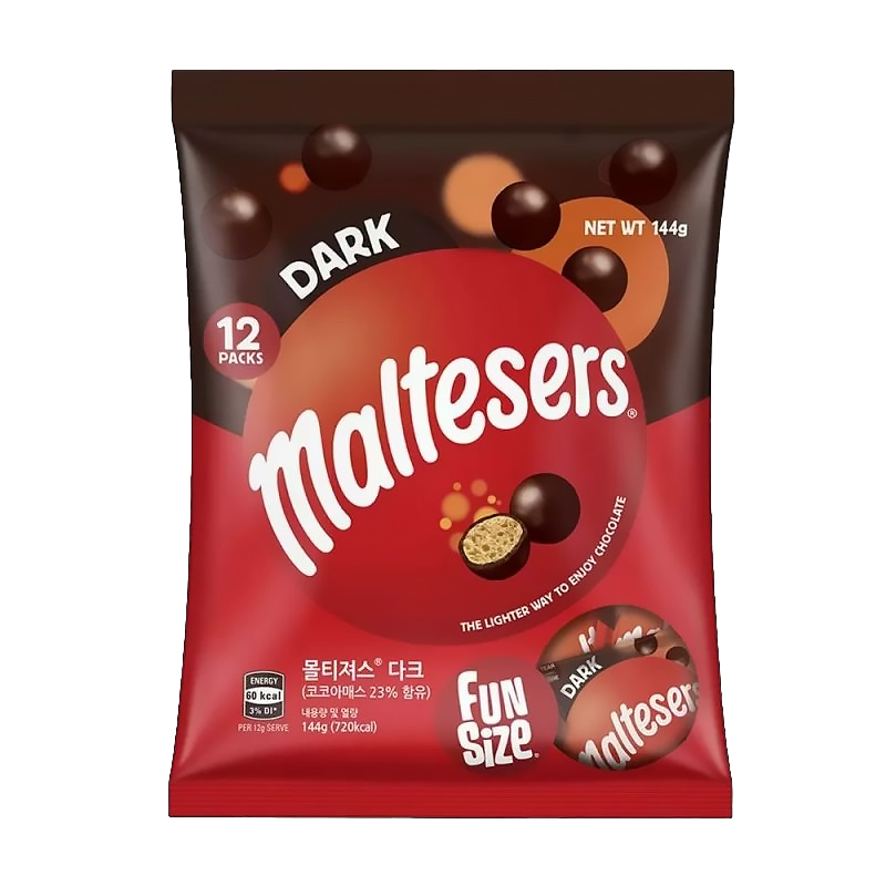 Maltesers麦提莎 朱古力-袋装（黑）144g