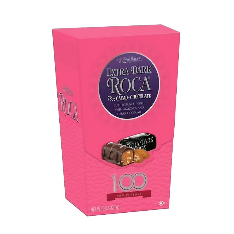 Almond Roca乐嘉 黄油脆杏仁黑巧克力糖盒装170g
