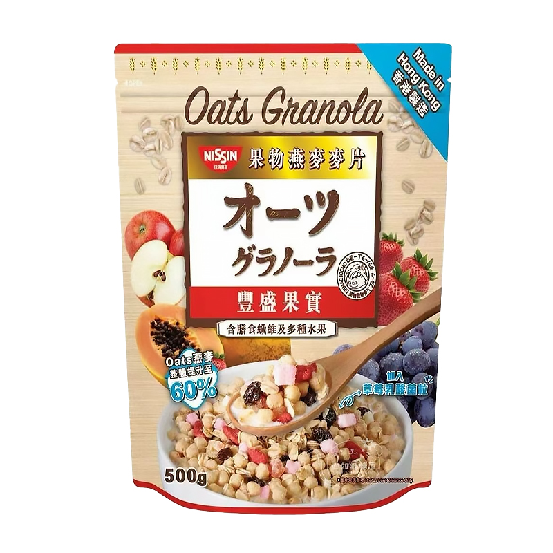 日清 丰盛果实混合水果谷物麦片500g