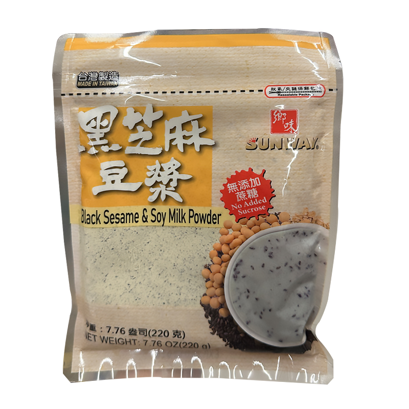 郷味 黑芝麻豆浆（包）220g