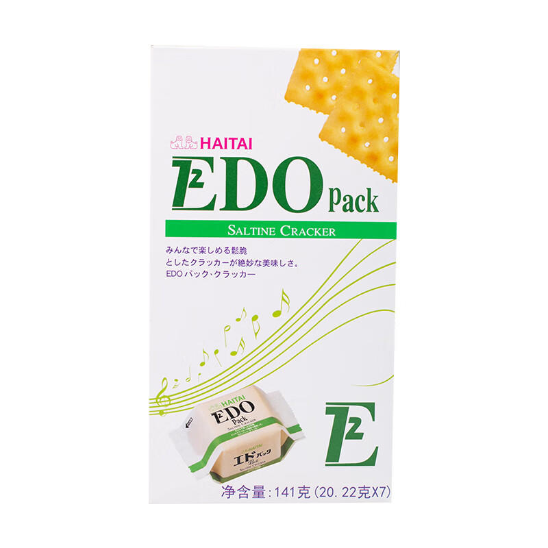 EDO Pack 梳打饼干-盒装141g