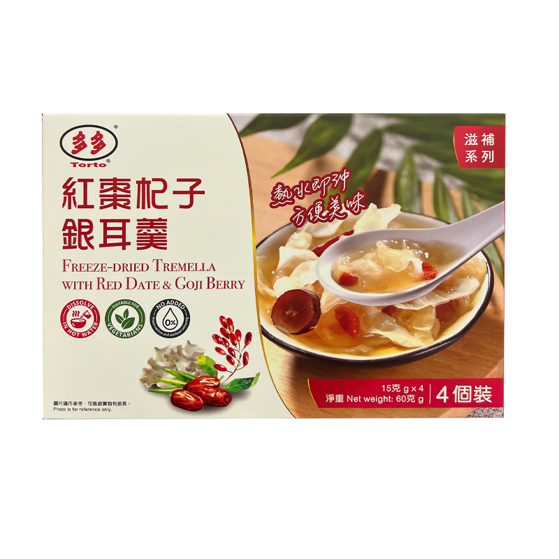 多多 即冲红枣银耳羹杞子15克*4包