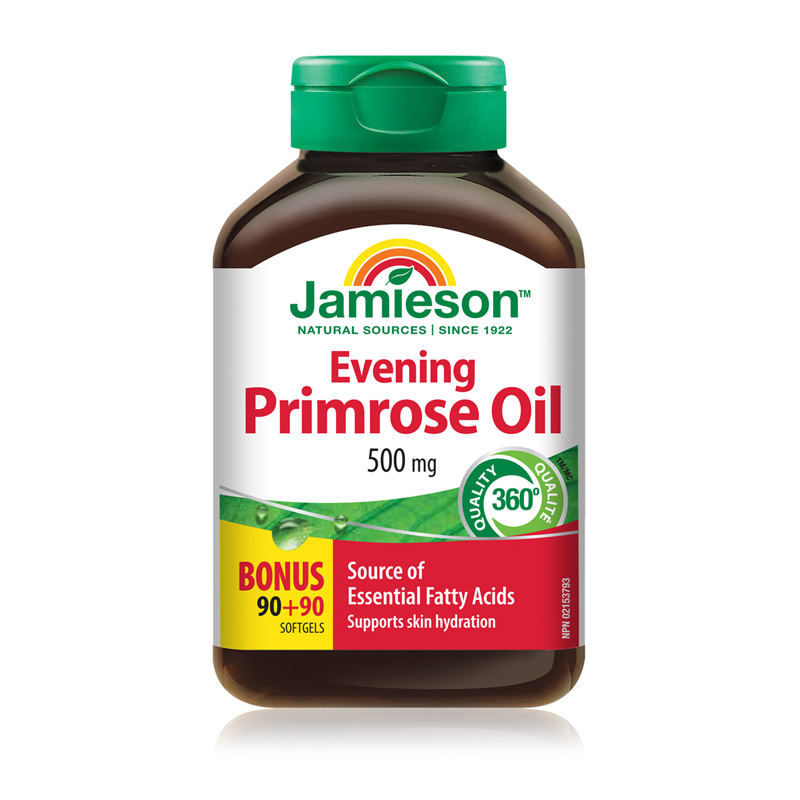 Jamieson健美生 月见草油丸500mg 180粒