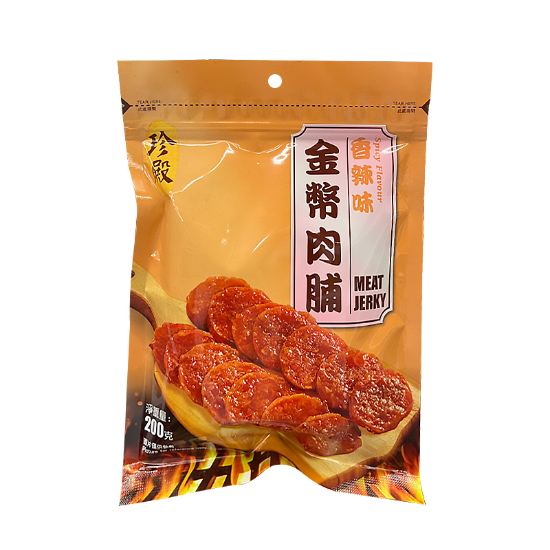 珍殿 金币肉脯（香辣味）200g