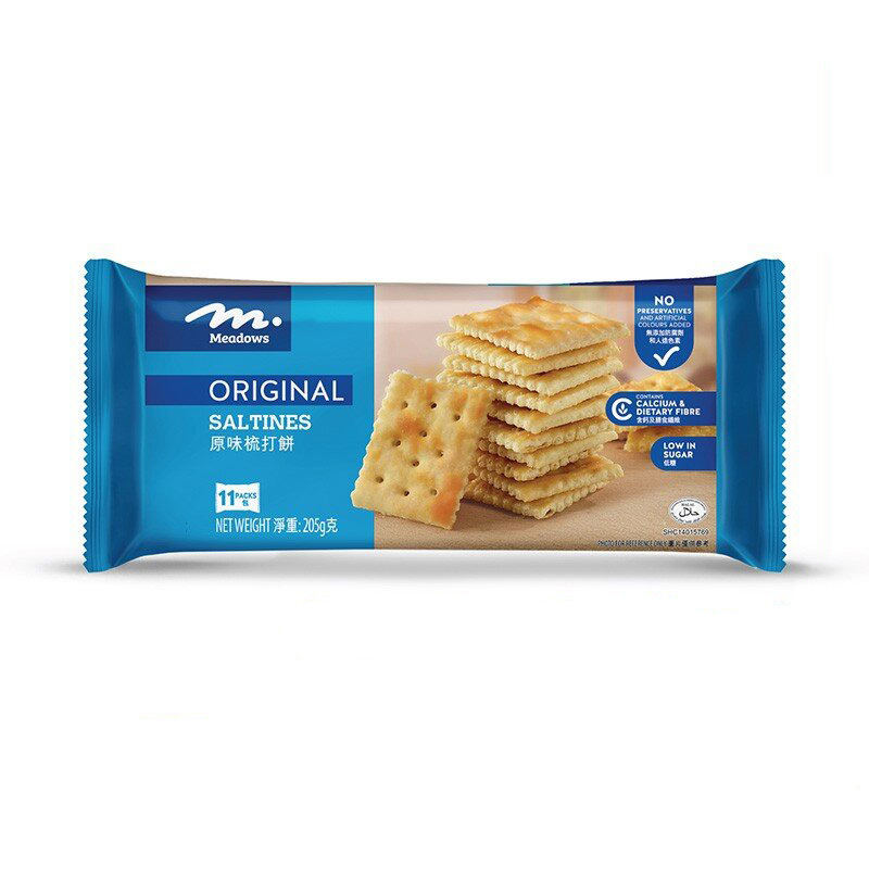 Meadows 原味梳打饼205g