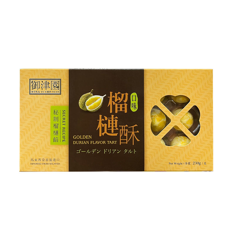 御津园 金砖纯果肉榴莲酥230g