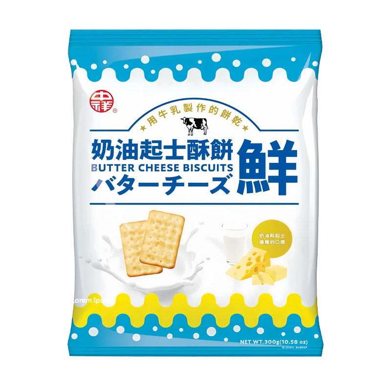 中祥 鲜奶油起司酥饼300g