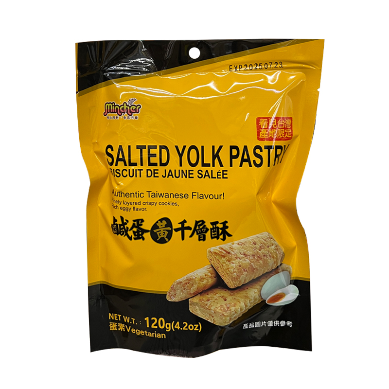 明奇 咸蛋黄千层酥120g