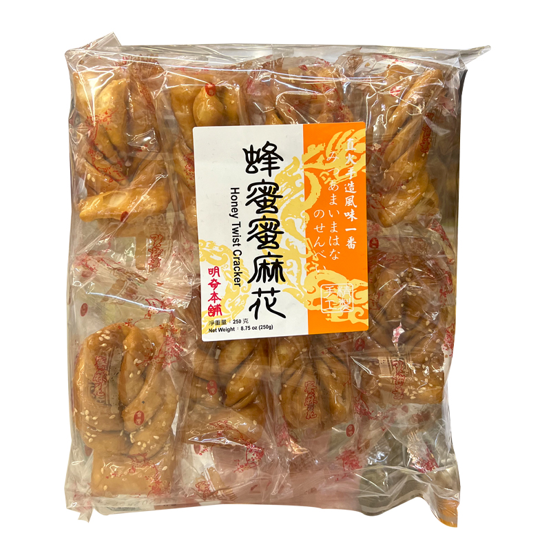 {有效期至2025年7月}明奇 蜂蜜蜜麻花250g
