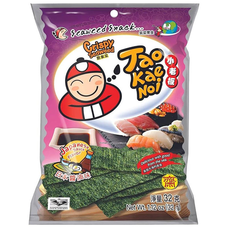 小老板 脆紫菜-日本酱油味-包装（港版）36g