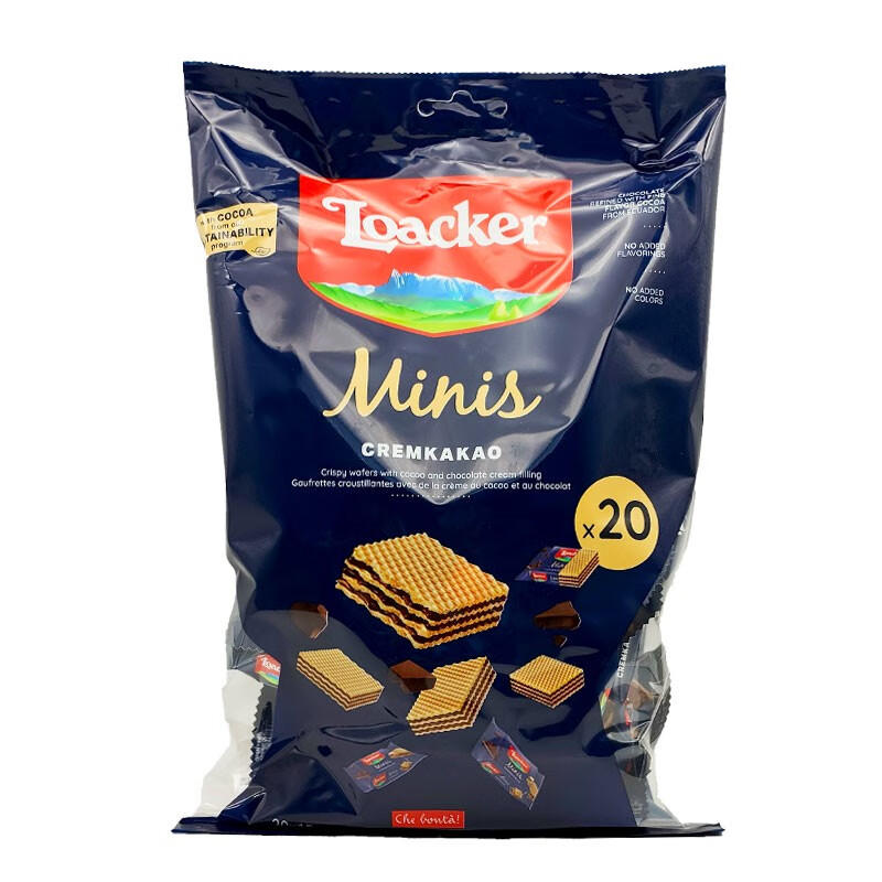 Loacker 威化饼干巧克力味包装200g