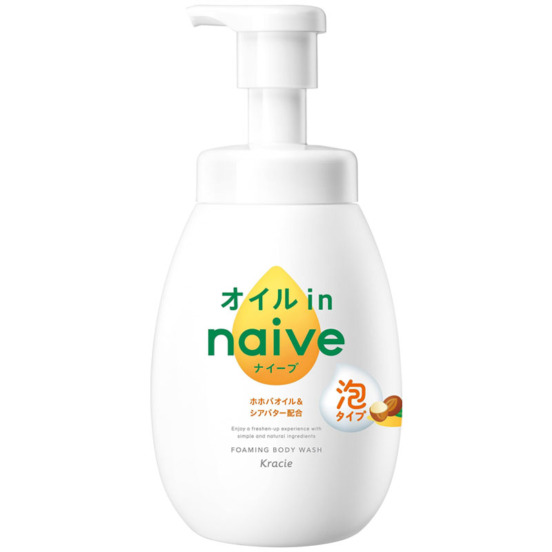 NAIVE肌美精 泡泡沐浴露 乳木果（瓶）600ml