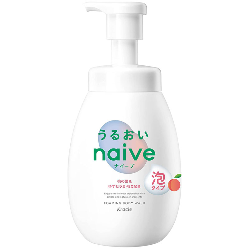 NAIVE肌美精 泡泡沐浴露 水蜜桃（瓶）600ml