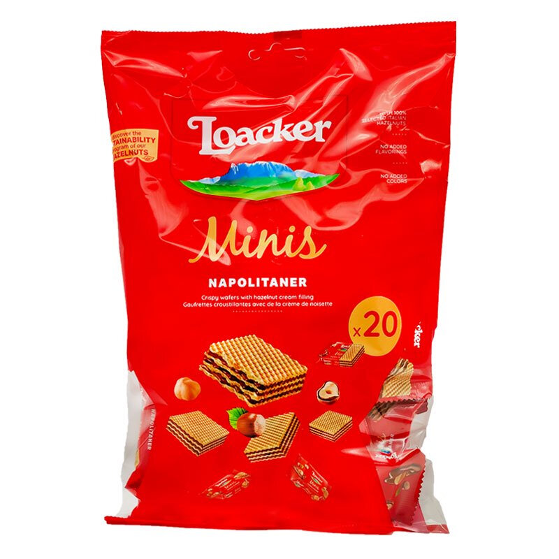 Loacker 迷你粒粒榛子威化（包）200g