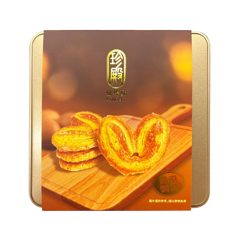 {有效期至2025年10月}珍殿 蝴蝶酥（盒）225g