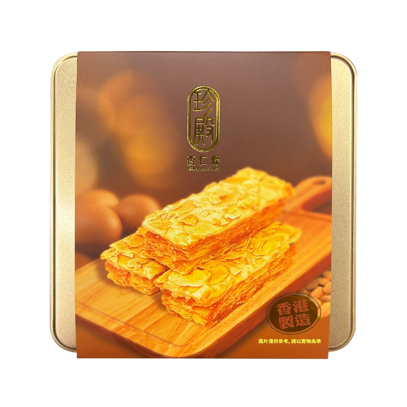 {有效期至2025年9月}珍殿  杏仁条（盒）225克