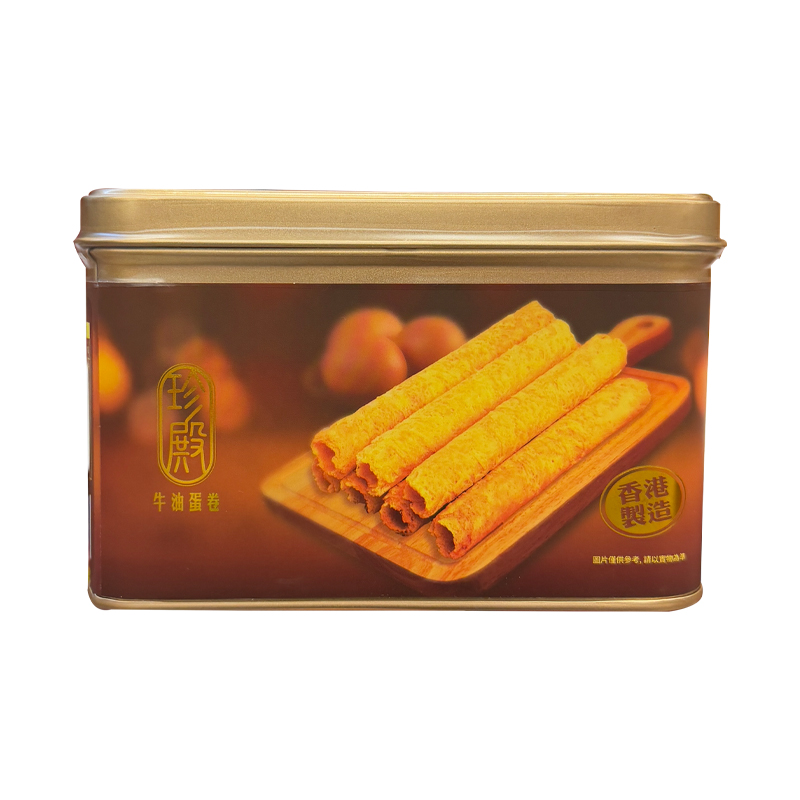 珍殿 牛油蛋卷（罐）448克