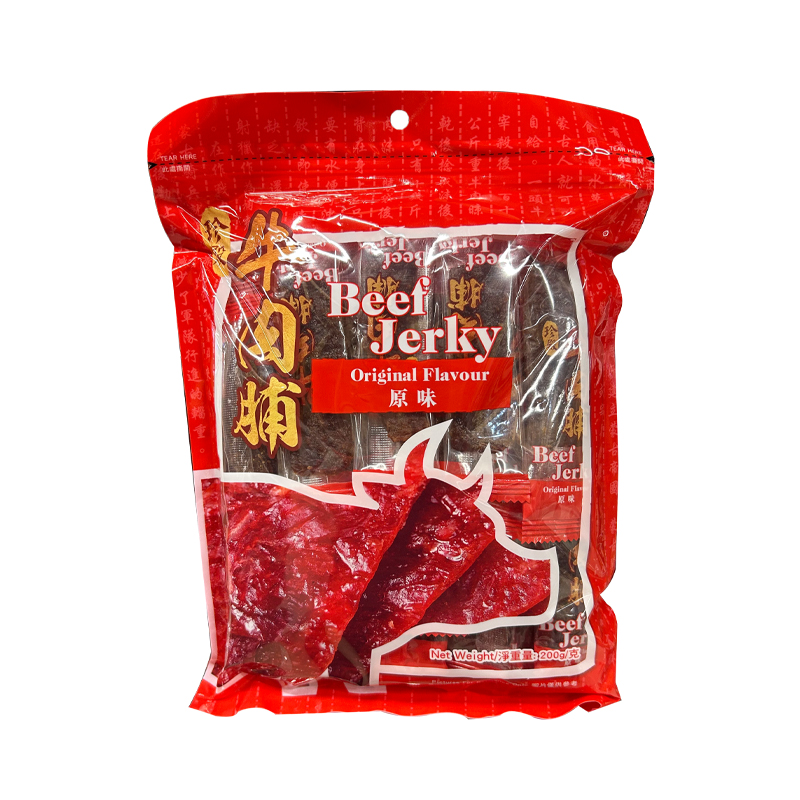 珍殿 牛肉脯（原味）包（200g）