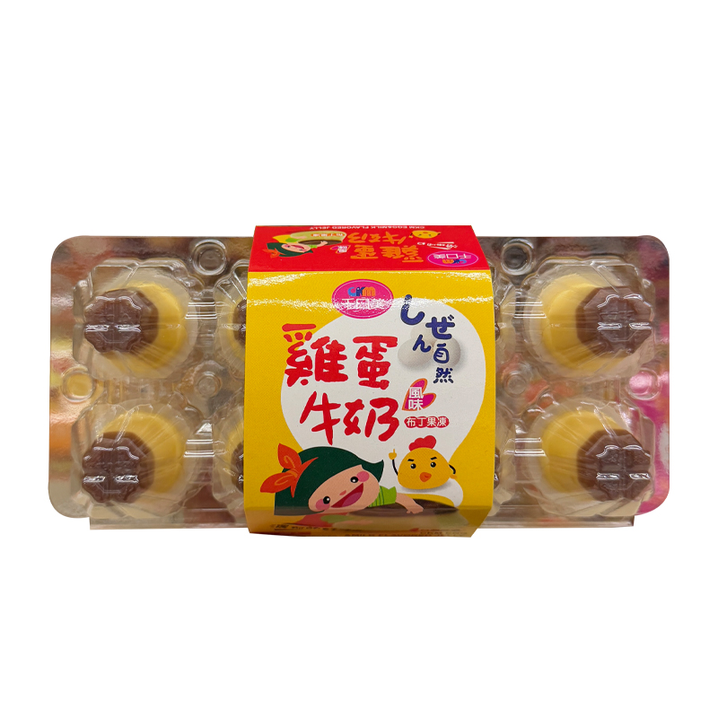 千口美 鸡蛋牛奶味布丁果冻（盒）272g