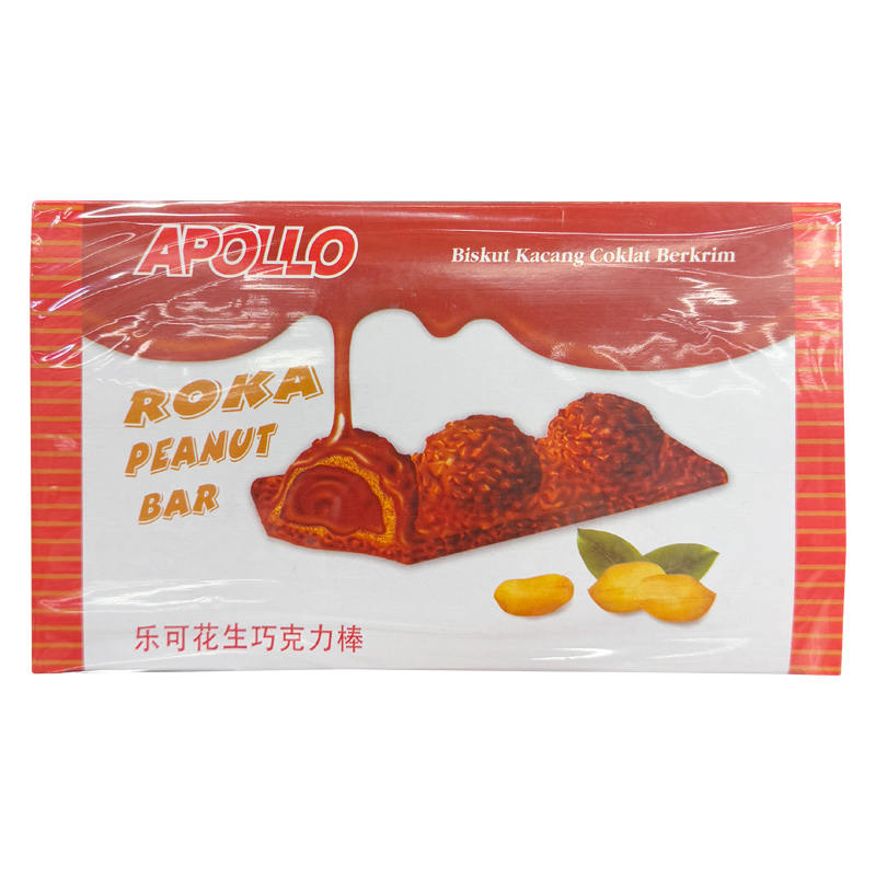 阿波罗 花生巧克力棒（盒）18g*24