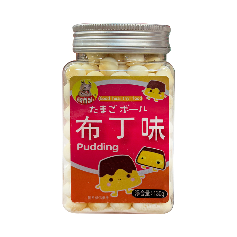 河马莉 布丁味蛋酥（罐）130g