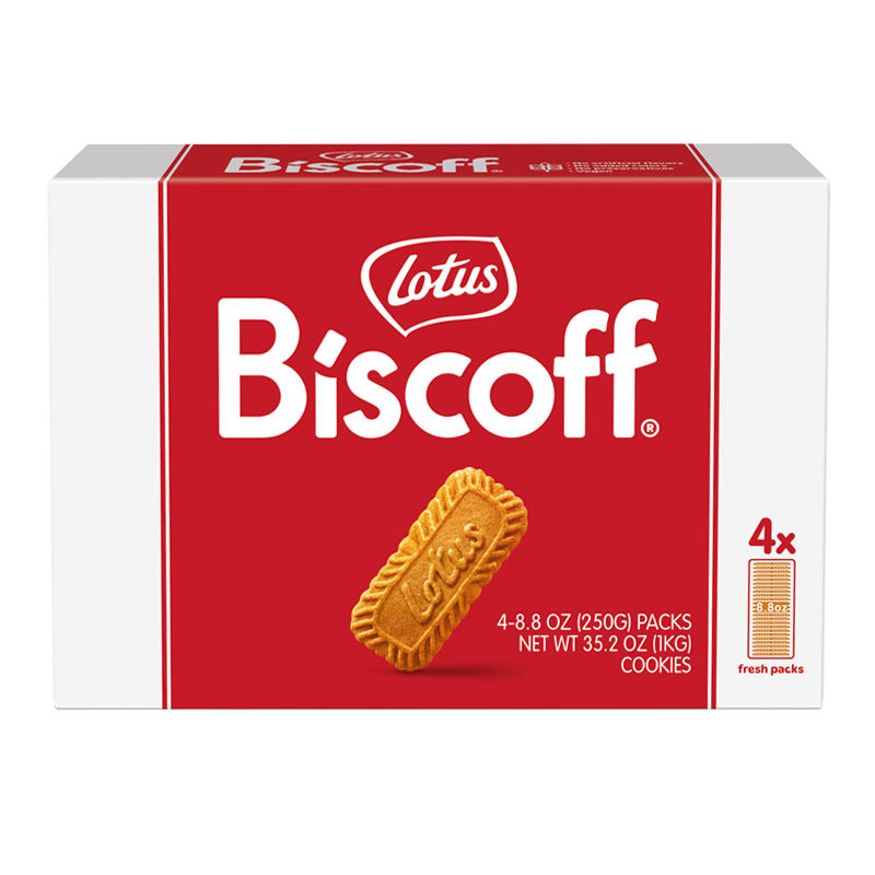 Lotus Biscoff和情比利时进口焦糖曲奇饼干（盒）1KG