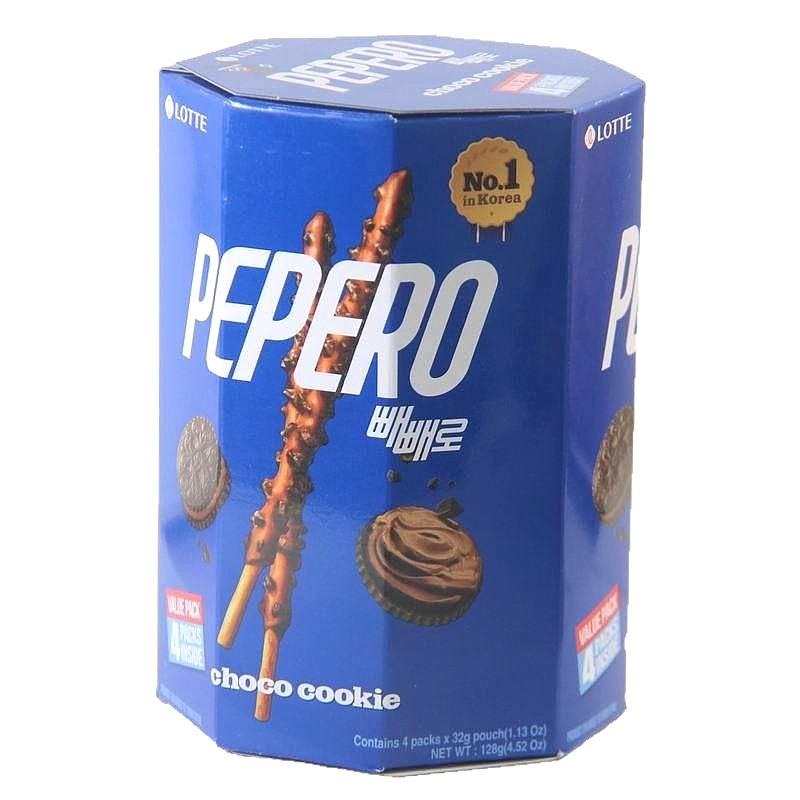 乐天 PEPERO 朱古力曲奇饼干条（盒）128g