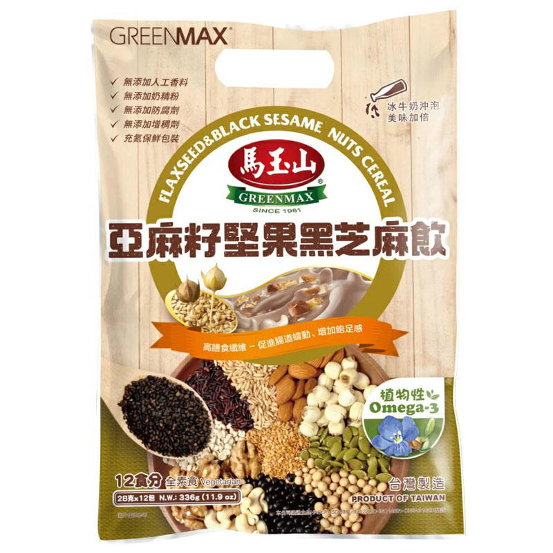 马玉山 亚麻籽坚果黑芝麻饮（包）28g*12