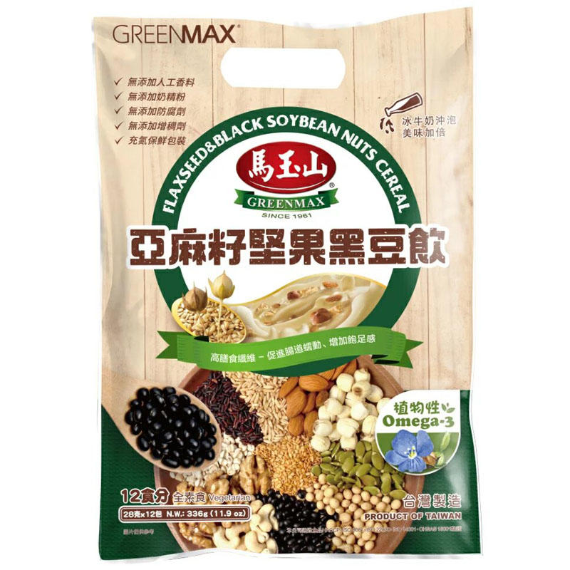 马玉山 亚麻籽坚果黑豆饮（包）28g*12