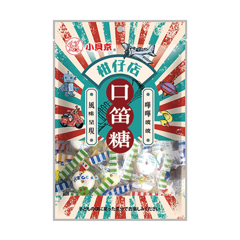 小贝京 日式口笛糖（包）145公克