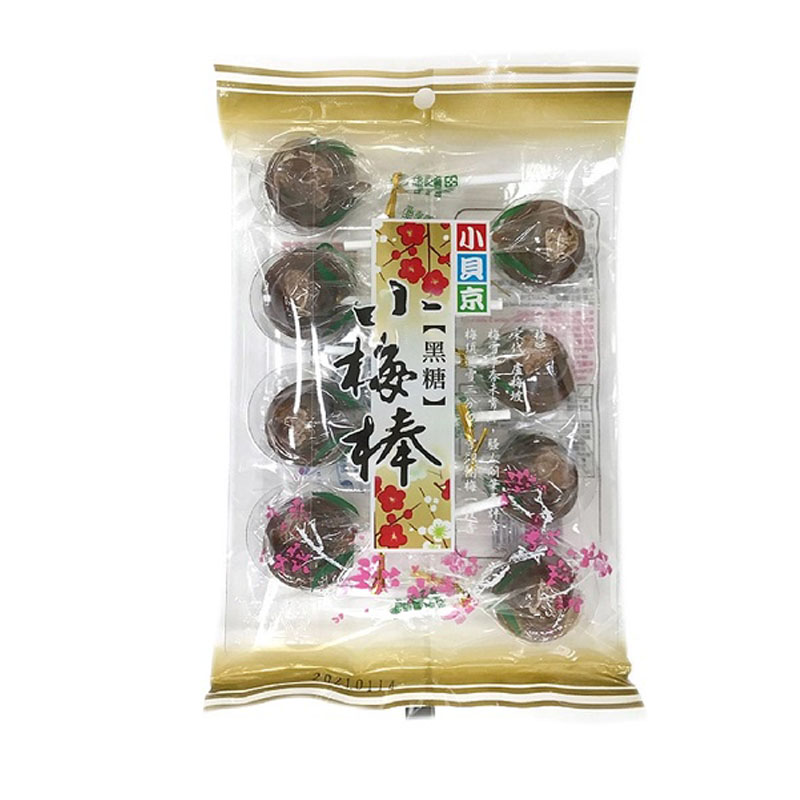 小贝京 黑糖小梅棒(包装) 112g