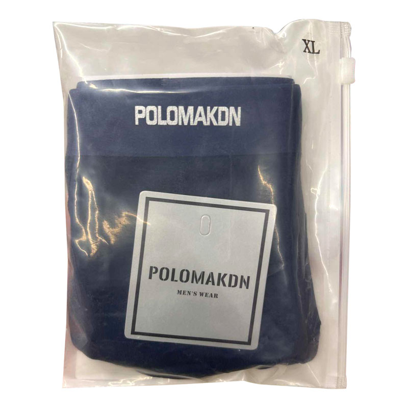 POLOMAKDN 0203抑菌男士内裤XL码（苦参-藏蓝色）1条