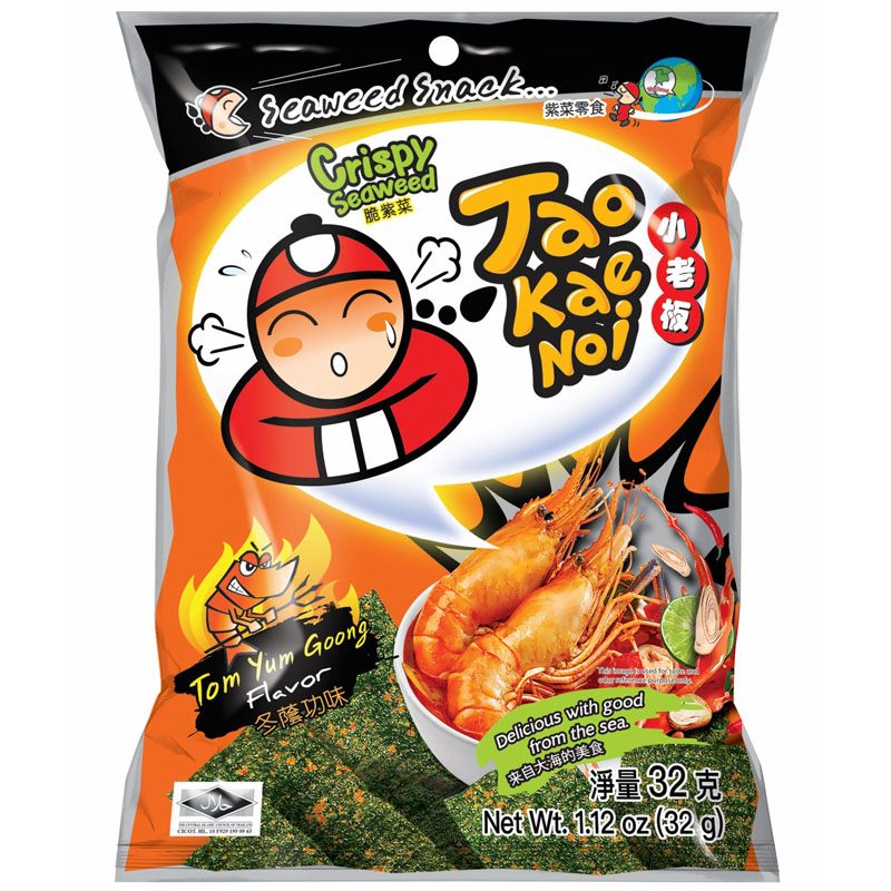 小老板 脆紫菜冬阴功味包装（32g）